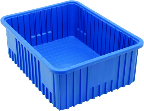 Quantum Storage Dividable Grid Conta in.er Blue 22-1/2 in. X 17-1/2 in. X 8 in.