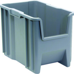 Quantum Storage H D Giant Stack Conta in.er Gray 17-1/2 in. X 10-7/8 in. X 12-1/2 in.