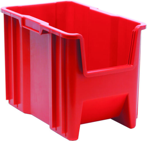 Quantum Storage H D Giant Stack Conta in.er Red 17-1/2 in. X 10-7/8 in. X 12-1/2 in.