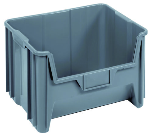 Quantum Storage Heavy Duty Giant Stack Cont Gray 15-1/4 in. X 19-7/8 in. X 12-7/16 in.