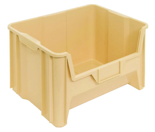 Quantum Storage Heavy Duty Giant Stack Cont Ivory 15-1/4 in. X 19-7/8 in. X 12-7/16 in.