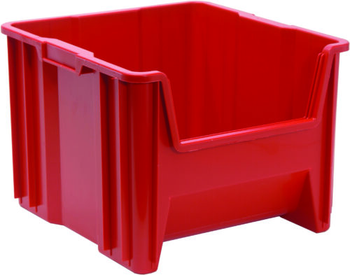 Quantum Storage Heavy Duty Giant Stack Cont Red   17-1/2 in. X 16-1/2 in. X 12-1/2 in.