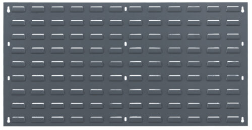 Quantum Storage 36 in. X 19 in. Louvered Panel Gray