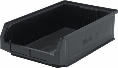 Quantum Storage Magnum Series Bin Black 19-3/4 in. X 12-3/8 in. X 5-7/8 in.