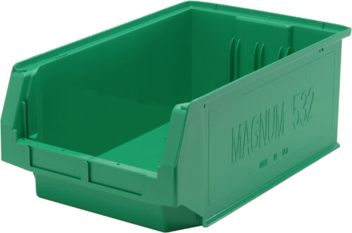 Quantum Storage Magnum Series Bin Green 19-3/4 in. X 12-3/8 in. X 7-7/8 in.