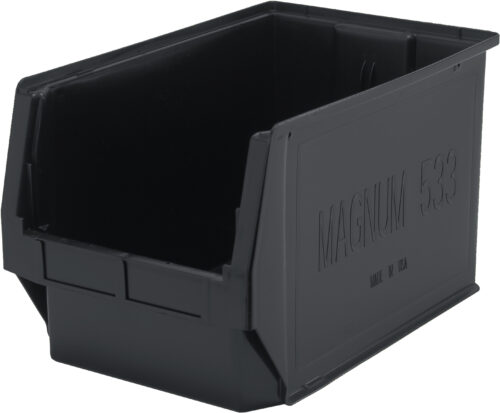 Quantum Storage Magnum Series Bin Black 19-3/4 in. X 12-3/8 in. X 11-7/8 in.