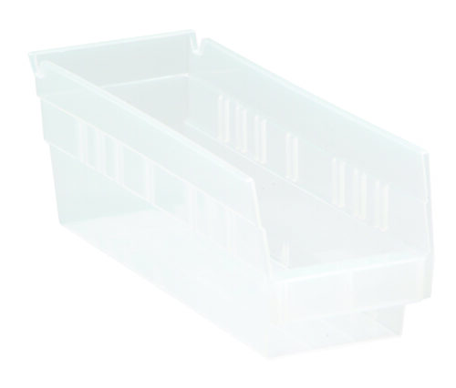 Quantum Storage Shelf Bin Clear 11-5/8 in. X 4-1/8 in. X 4 in.