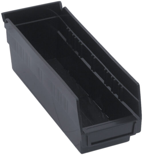 Quantum Storage Shelf Bin Black  11-5/8 in. X 4-1/8 in. X 4 in.