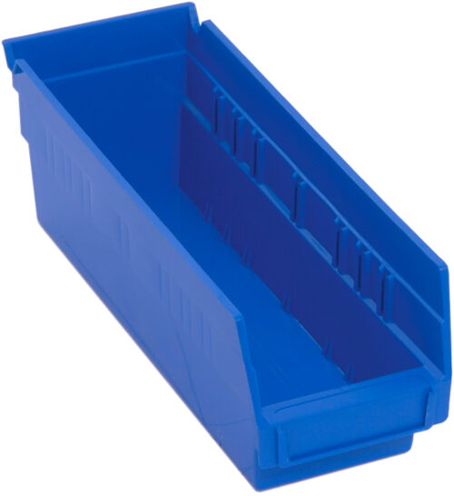 Quantum Storage Shelf Bin Blue 11-5/8 in. X 4-1/8 in. X 4 in.