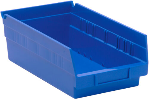 Quantum Storage Shelf Bin Blue 11-5/8 in. X 6-5/8 in. X 4 in.
