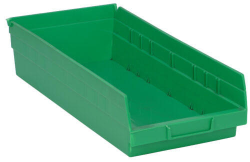 Quantum Storage Shelf Bin Green 17-7/8 in. X 8-3/8 in. X 4 in.