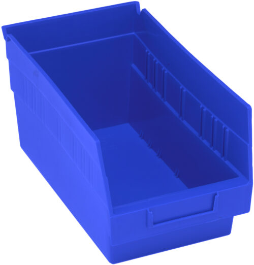 Quantum Storage Shelf Bin Blue 11-5/8 in. X 6-5/8 in. X 6 in.