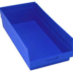 Quantum Storage Shelf Bin Blue 23-5/8 in. X 11-1/8 in. X 6 in.