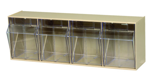 Quantum Storage Tip Out Bin Ivory