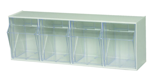 Quantum Storage Tip Out Bin White