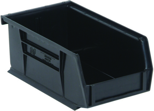 Quantum Storage Ultra Stack & Hang Bin Black  7-3/8 in. X 4-1/8 in. X 3 in.