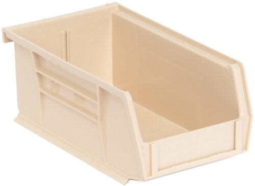 Quantum Storage Ultra Stack & Hang Bin Ivory 7-3/8 in. X 4-1/8 in. X 3 in.