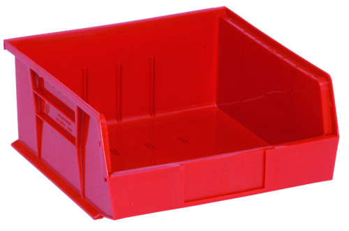 Quantum Storage Ultra Stack & Hang Bin Red  10-7/8 in. X 11 in. X 5 in.