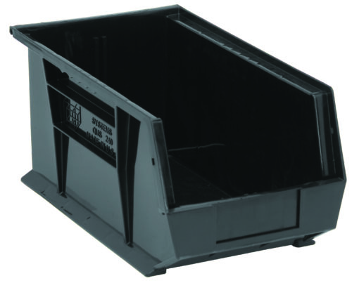 Quantum Storage Ultra Stack & Hang Bin Black 14-3/4 in. X 8-1/4 in. X 7 in.
