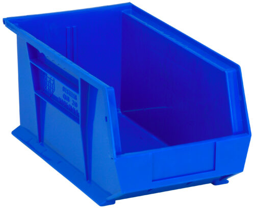 Quantum Storage Ultra Stack & Hang Bin Blue 14-3/4 in. X 8-1/4 in. X 7 in.