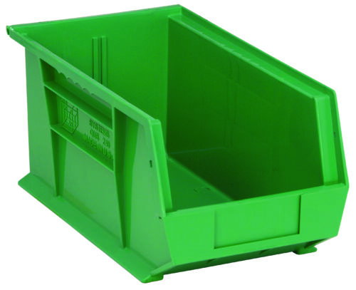 Quantum Storage Ultra Stack & Hang Bin Green 14-3/4 in. X 8-1/4 in. X 7 in.