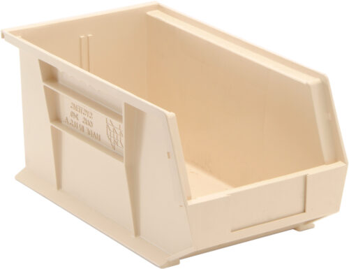 Quantum Storage Ultra Stack & Hang Bin Ivory 14-3/4 in. X 8-1/4 in. X 7 in.