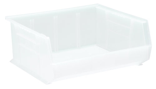 Quantum Storage Ultra Hang & Stack Bin Clear 14-3/4 in. X 16-1/2 in. X 7 in.