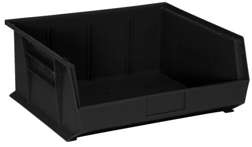 Quantum Storage Ultra Stack & Hang Bin Black 14-3/4 in. X 16-1/2 in. X 7 in.