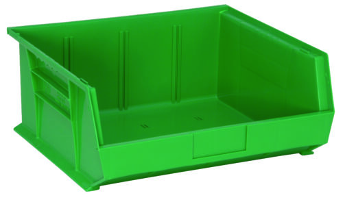 Quantum Storage Ultra Stack & Hang Bin Green 14-3/4 in. X 16-1/2 in. X 7 in.
