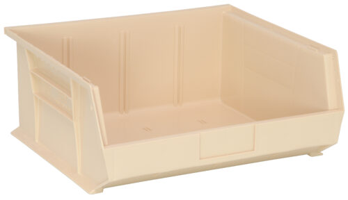 Quantum Storage Ultra Stack & Hang Bin Ivory 14-3/4 in. X 16-1/2 in. X 7 in.
