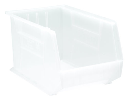 Quantum Storage Ultra Hang & Stack Bin Clear 18 in. X 11 in. X 10 in.
