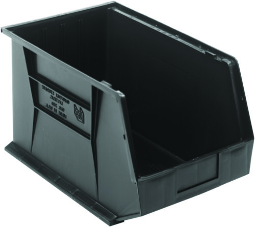 Quantum Storage Ultra Stack & Hang Bin Black 18 in. X 11 in. X 10 in.