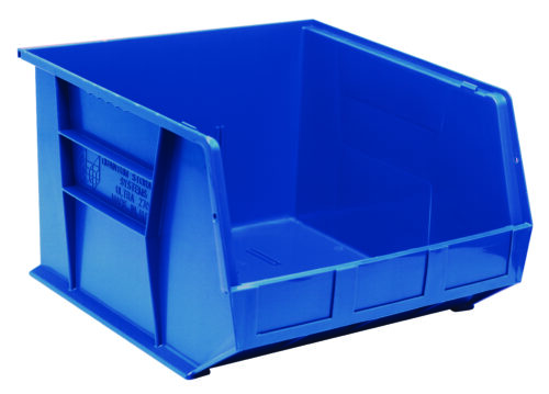 Quantum Storage Ultra Stack & Hang Bin Blue 18 in. X 16-1/2 in. X 11 in.