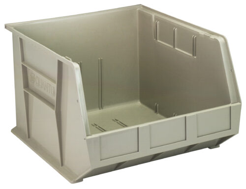 Quantum Storage Ultra Stack & Hang Bin Stone 18 in. X 16-1/2 in. X 11 in.
