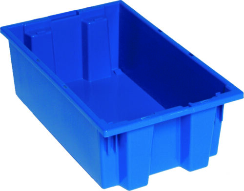 Quantum Storage Stack & Nest Tote Blue  18 in. X 11 in. X 6 in.