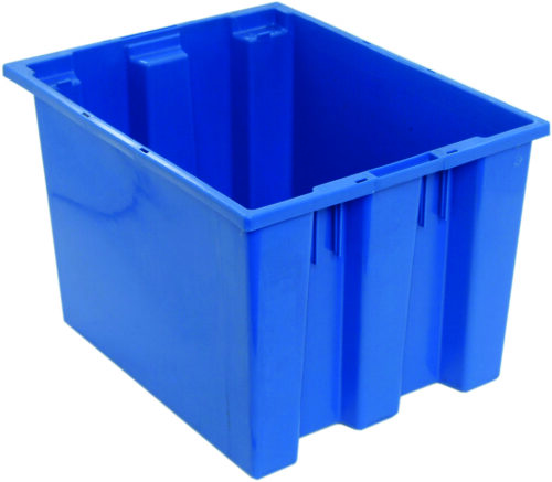 Quantum Storage Stack & Nest Tote Blue 19-1/2 in. X 15-1/2 in. X 13 in.
