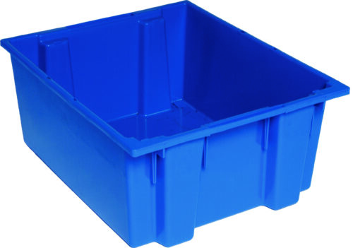 Quantum Storage Stack & Nest Tote Blue 23-1/2 in. X 19-1/2 in. X 10 in.