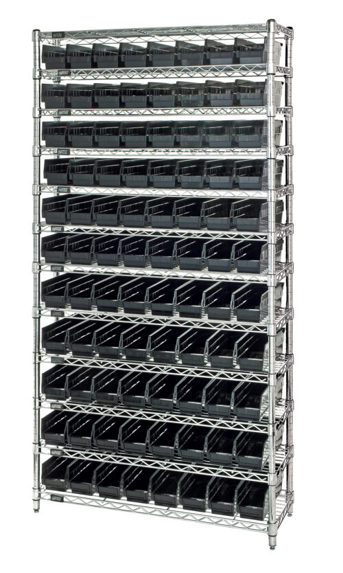 Quantum Storage Wire Shelv in.g Unit W/88 Conductive Bins