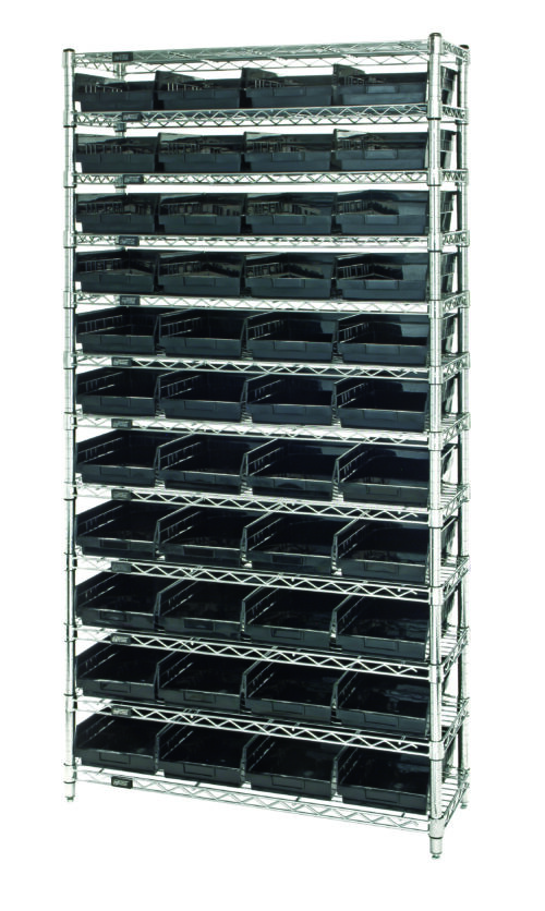 Quantum Storage Wire Shelv in.g Unit W/44 Conductive Bins
