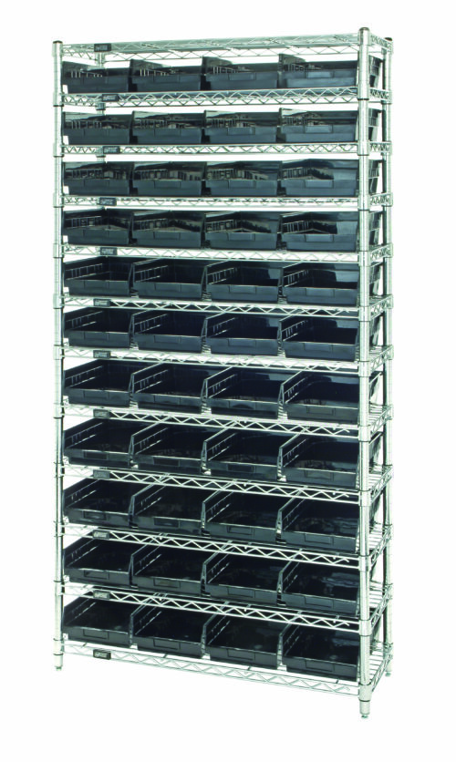 Quantum Storage Wire Shelv in.g Unit W/44 Conductive Bins