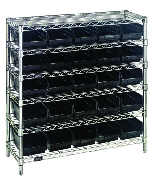 Quantum Storage Wire Shelv in.g Unit W/25 Conductive Bins