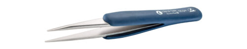 IDEAL-TEK ESD Rubber Grip tweezers 00.SA.DR,SS Anti-Mag,OAL 125mm-4,92in