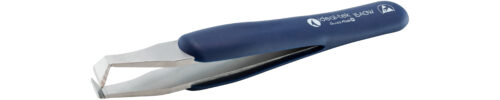 IDEAL-TEK ESD Rubber Grip Cutting tweezers 15AGW.DR,Carbon Steel,OAL 120mm-4,72in