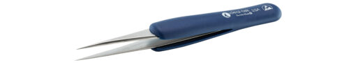 IDEAL-TEK ESD Rubber Grip tweezers 3.SA.DR,SS Anti-Mag,OAL 125mm-4,92in