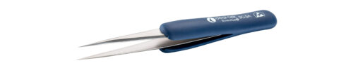 IDEAL-TEK ESD Rubber Grip tweezers 3C.SA.DR,SS Anti-Mag,OAL 115mm-4,53in