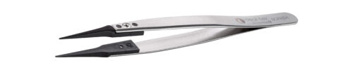 IDEAL-TEK Plastic Repl CF tip tweezers 5CFR.SA,SS Anti-Mag,OAL 130mm-5,12in,(#A5CF tips)