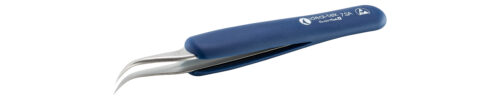 IDEAL-TEK ESD Rubber Grip tweezers 7.SA.DR,SS Anti-Mag,OAL 120mm-4,72in