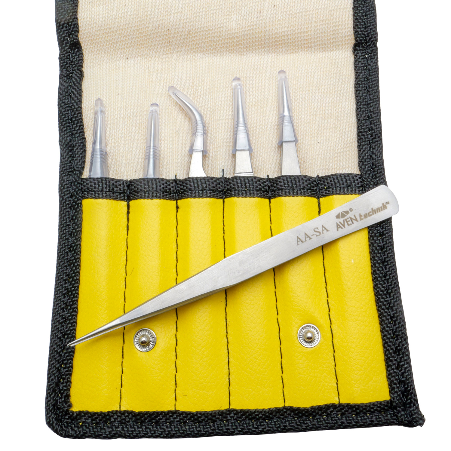 Aven Technik 6-Piece Precision Tweezer Set